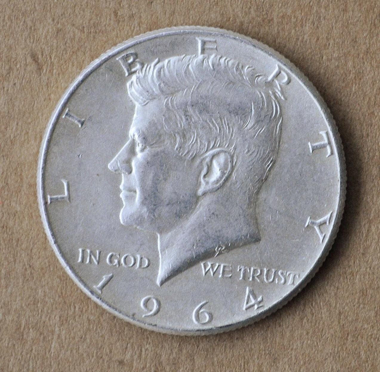 1964 Kennedy Silver Half Dollar - First Year of Issue - 1964 Half