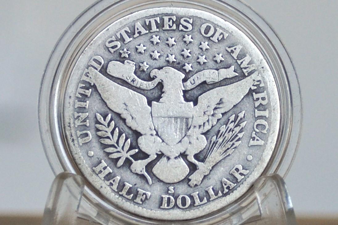 1914-S Barber Silver Half Dollar - Choose by Grade / Condition - San Francisco Mint - 1914S Half Dollar 1914 S Barber 50 Cent Coin 1914 US