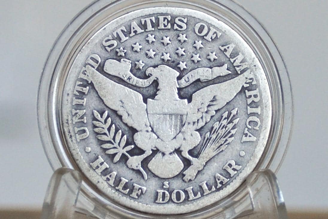 1914-S Barber Silver Half Dollar - Choose by Grade / Condition - San Francisco Mint - 1914S Half Dollar 1914 S Barber 50 Cent Coin 1914 US