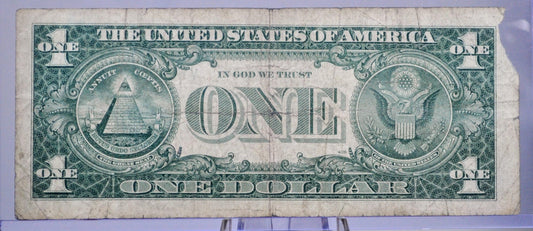 1957 B Silver Certificate 1 Dollar Note - Fancy Solid Repeater Serial Number - 58832222 - 1957B One Dollar Blue Seal Banknote - Fr#1621