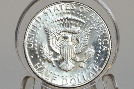 1967 Kennedy Half Dollar, 40% Silver - BU - 1967 Silver Kennedy Half Dollar - Collectible Half Dollar - Philadelphia Mint - 1967 P Kennedy