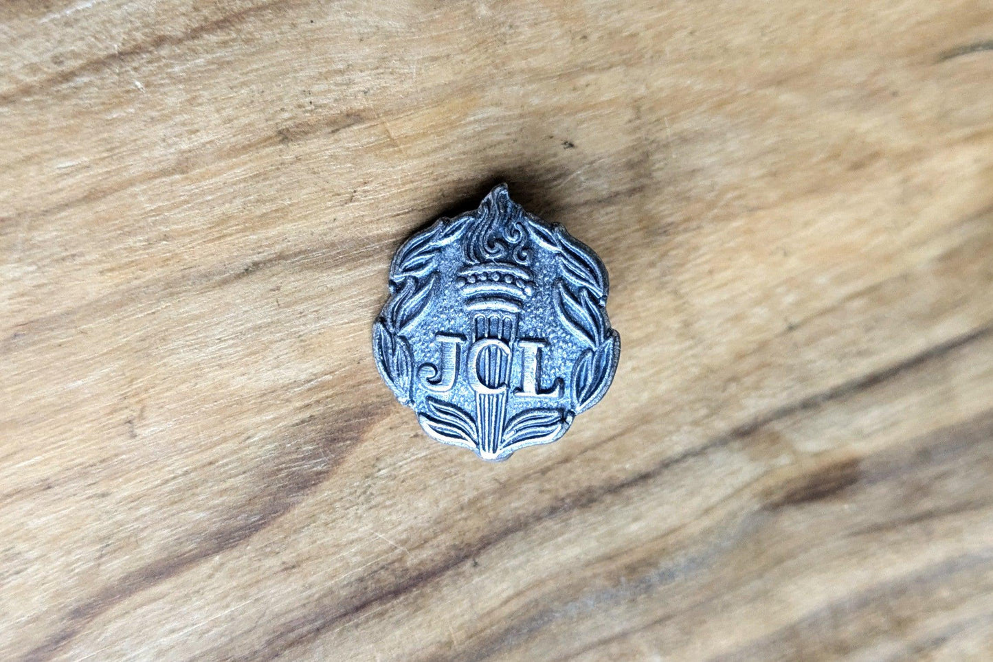 Sterling Silver Junior Classical League Brooch - Stamped and Tested Sterling Silver - Middle/High School Latin/Greek Award Pin