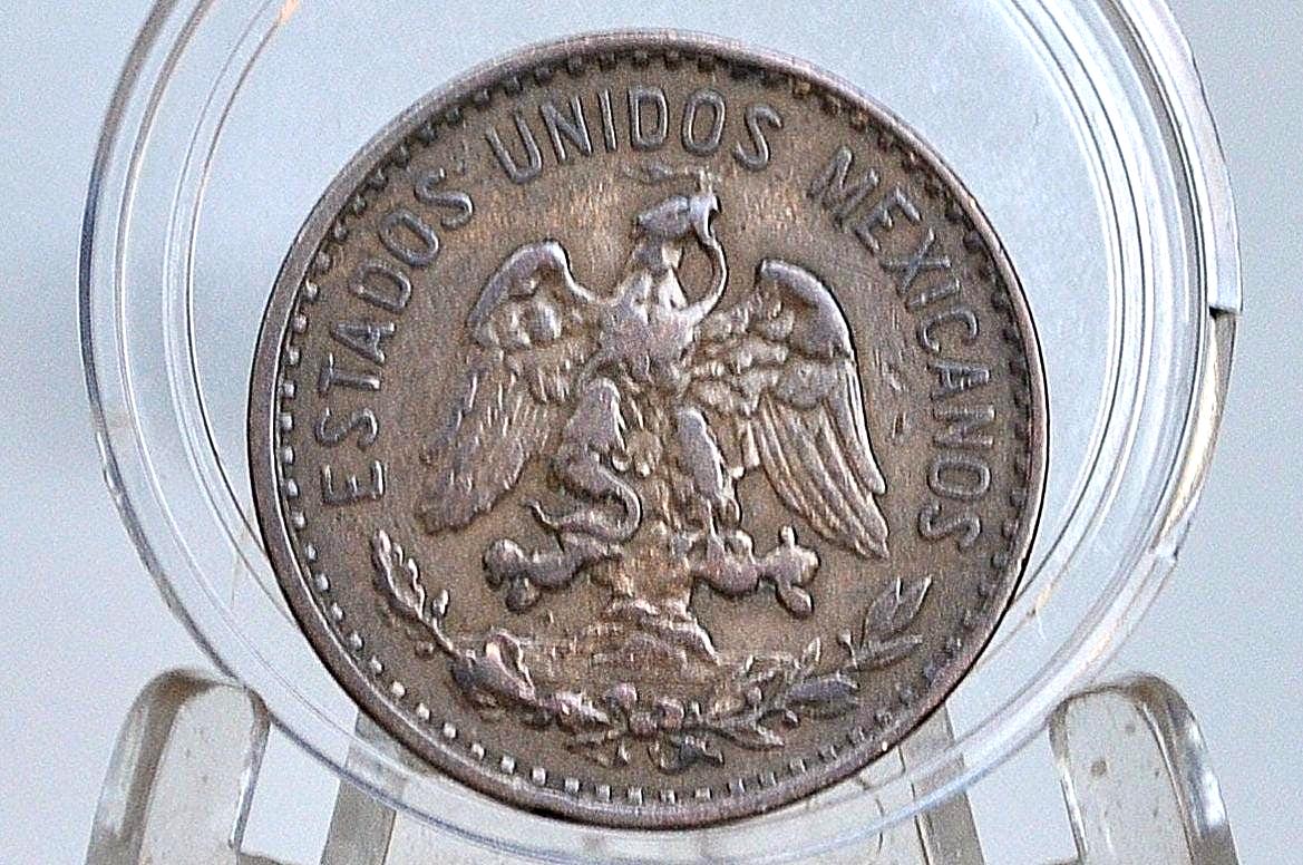 1928 Mexican 2 Centavos - F/VF Condition - Mexico City Mint - Mexican Republic Coins -