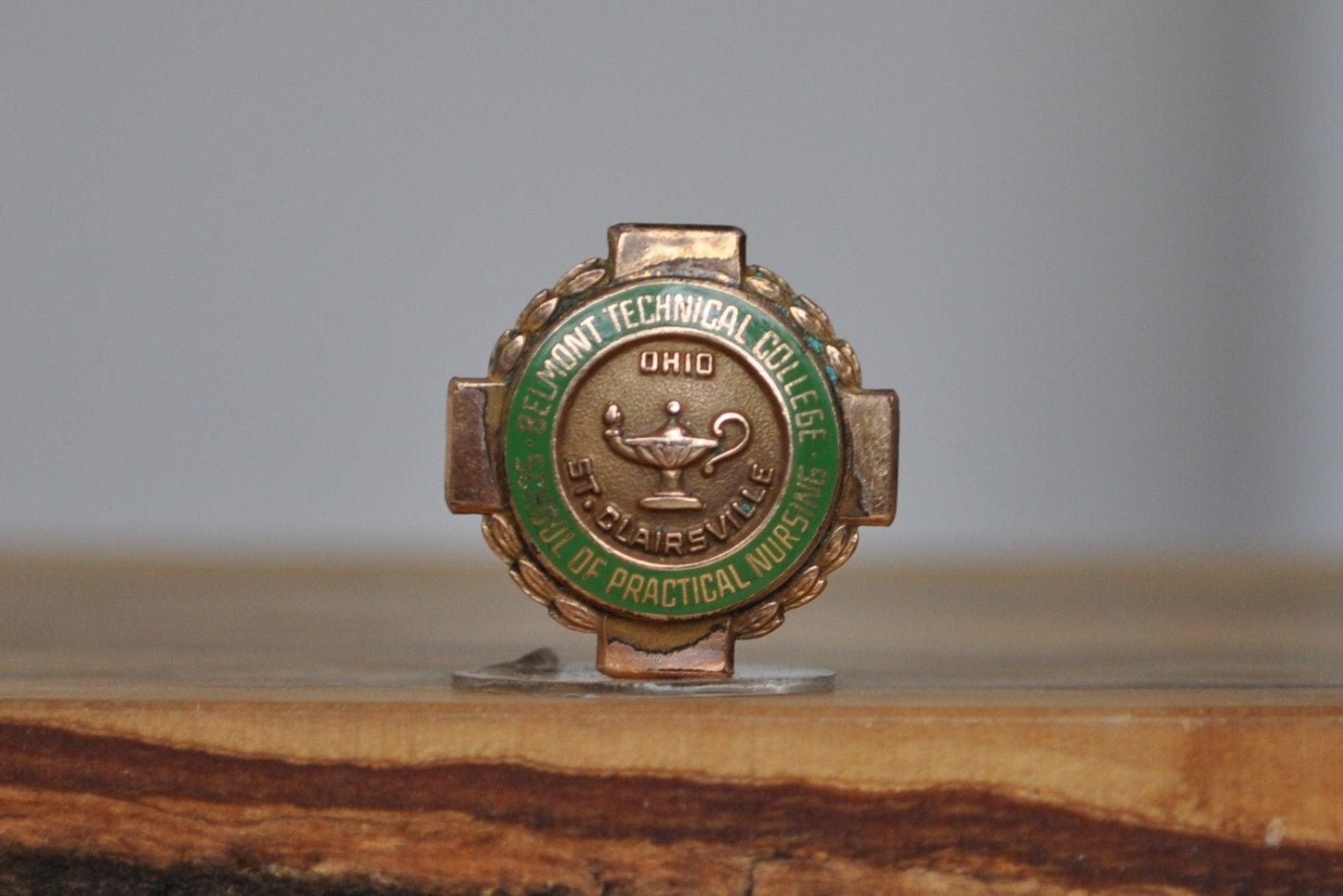 Belmont Technical College School of Practical Nursing Pin - Stamped and Tested 10K Gold Filled - Stamped MM - Ohio St. Clairsville