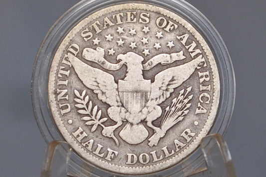 1901 Barber Half Dollars, P,O,S Mints - Choose by Mint & Grade - New Orleans Mint Philadelphia Mint - 1901 Barber Silver Half Dollar