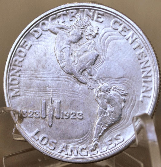 Authentic 1923S Monroe Doctrine Centennial Half Dollar - Choose by Grade - 1923 Monroe Silver Commemorative Half Dollar 1923 S