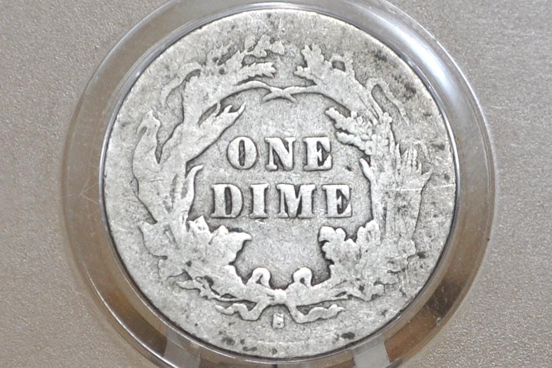 1877 Seated Liberty Dimes - Choose by Mint & Grade / Condition - 1877 CC Silver Dime / 1877S Liberty Dime