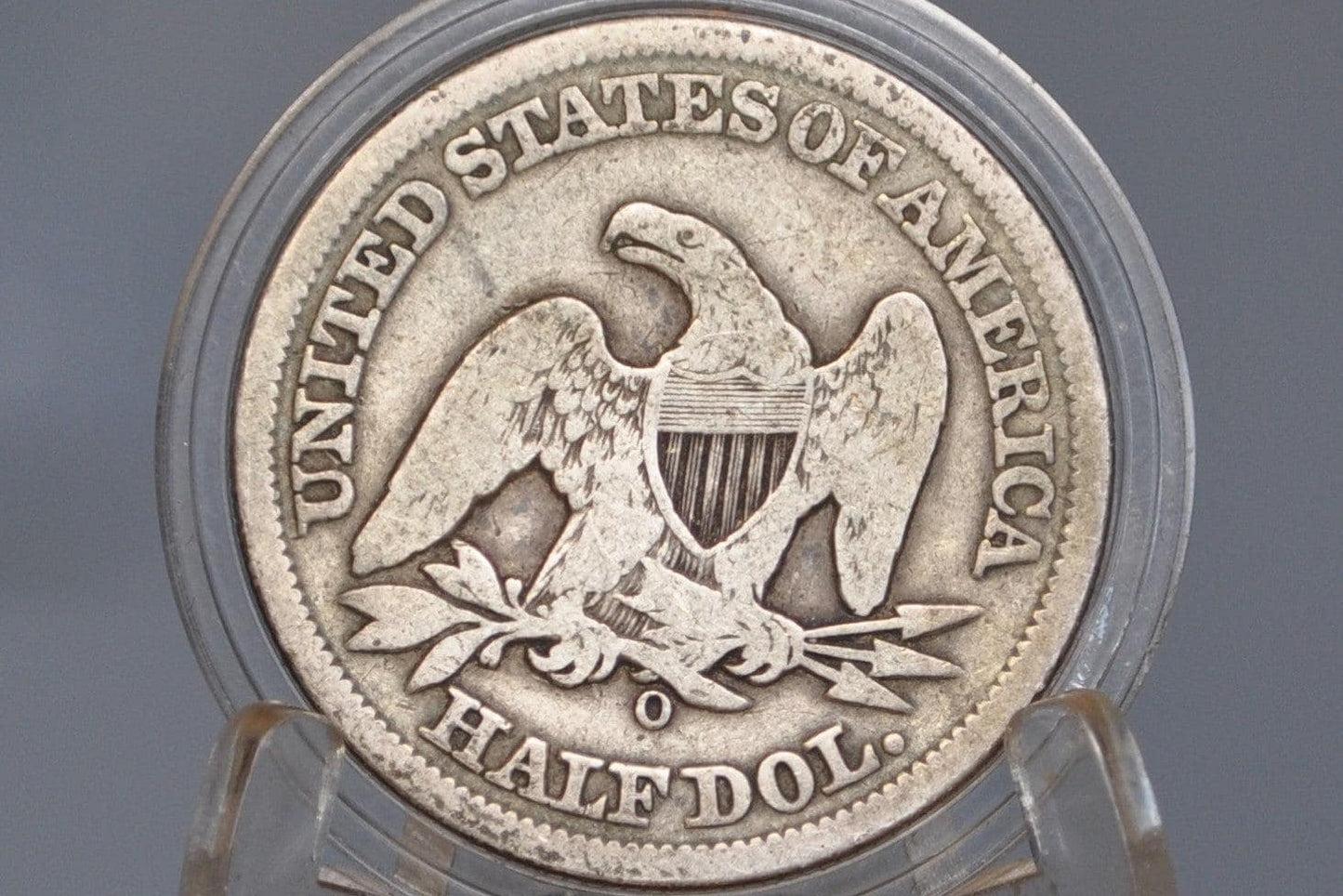 1855-O Seated Liberty Half Dollar - Good Grade / Condition - 1855O Liberty Seated Silver Half Dollar With Arrows