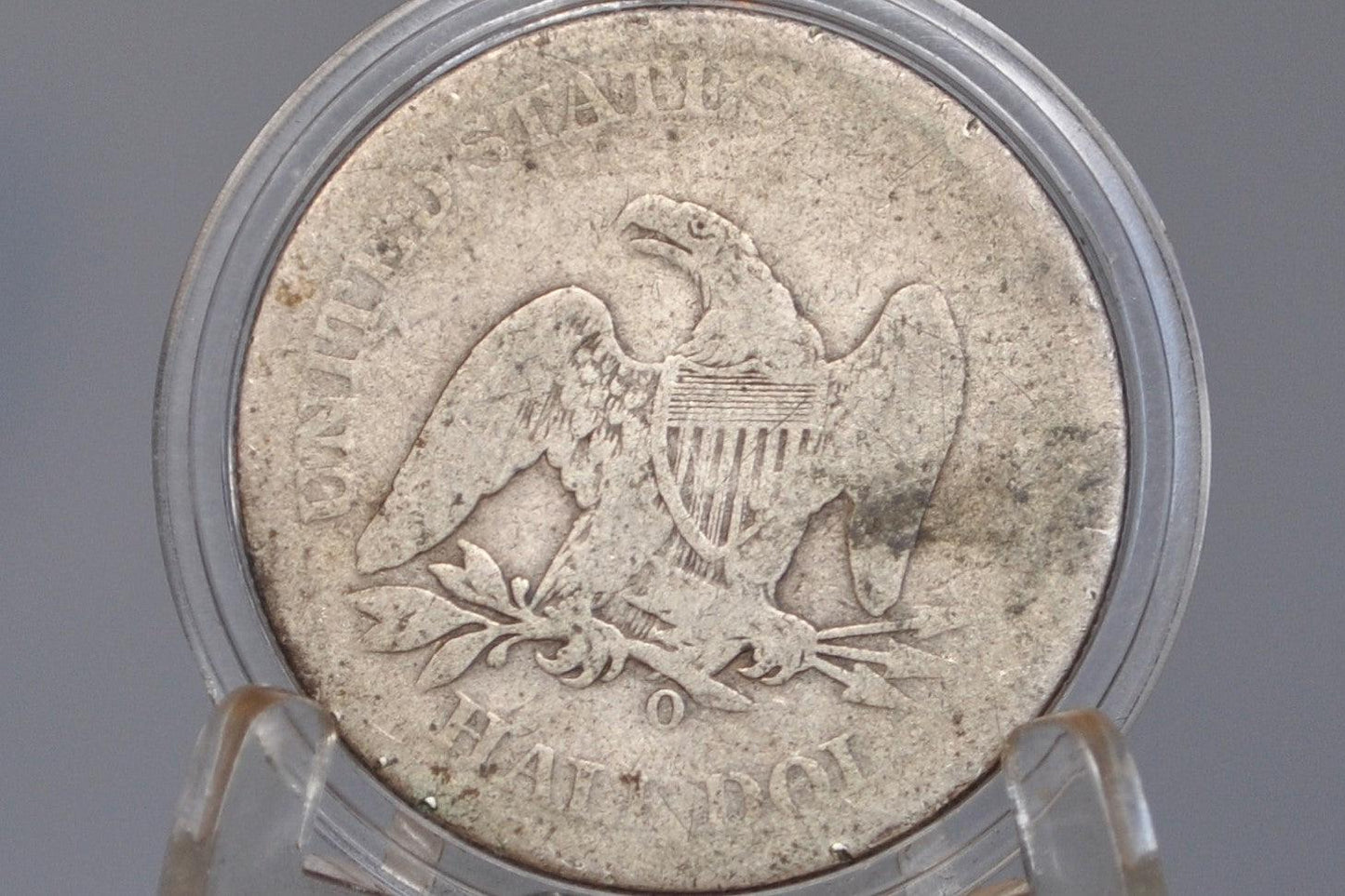 1861-O Seated Liberty Half Dollar - Good - 1861 O Liberty Seated Silver Half Dollar