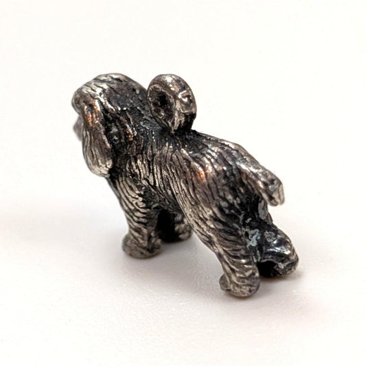Vintage Sterling Dog Charm - 925 Silver Hunting Dog - Spaniel - Setter