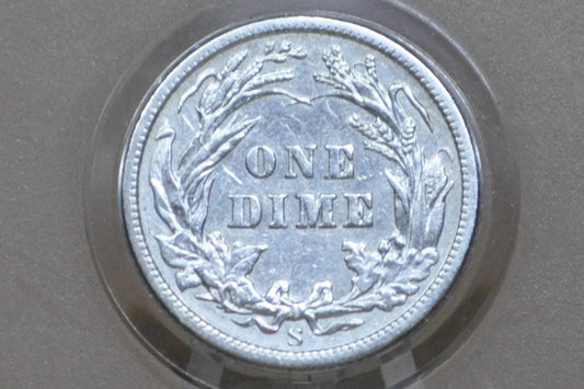 1905 Barber Silver Dimes - Choose by Mint & Grade/Condition, Better Date San Francisco Mint 1905 New Orleans 1905 Dime 1905S 1905O