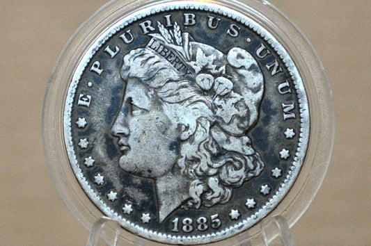 1885 Morgan Silver Dollar Counter Stamped "J" - Countermarked 1885 Morgan Silver Dollar Stamped "J"