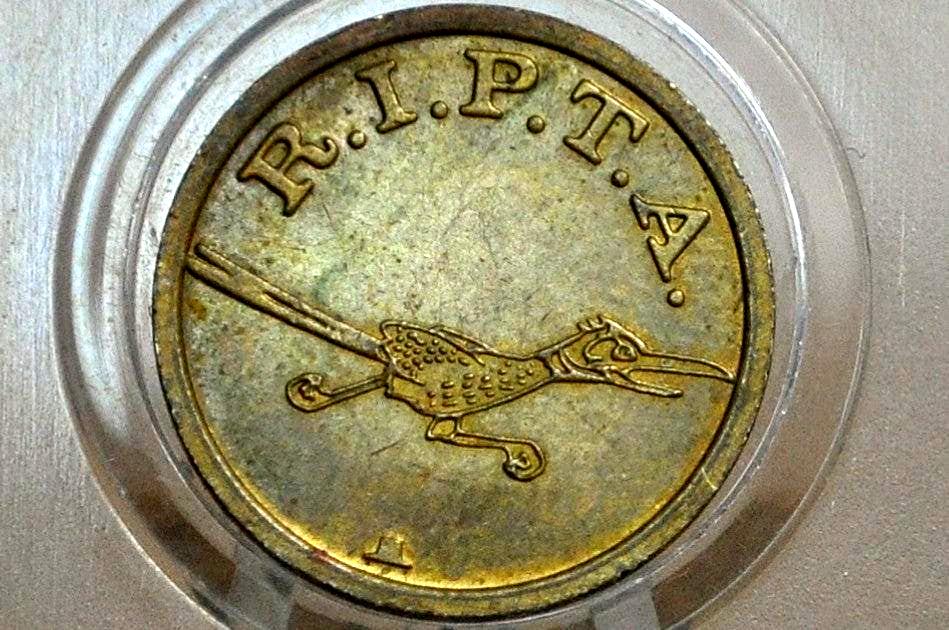 Rhode Island Public Transportation Authority Roadrunner Token - Roadrunner Transit Token Rhode Island