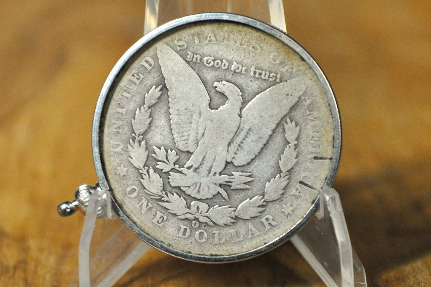 1891 O Morgan Silver Dollar Necklace Pendant - New Orleans Mint - 1891 O Morgan Dollar - 1891 O Morgan Silver - Coin Jewelry