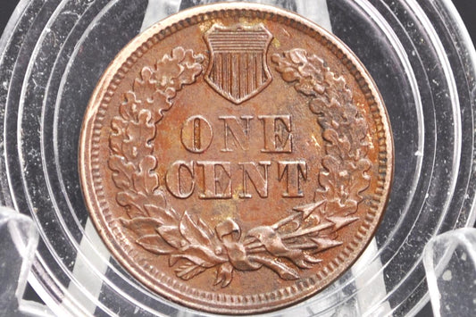 1865 Indian Head Penny - Choose by Grade - Civil War Era Coin - 1865 Cent US One Cent 1865 Indian Head Cent - Early Date
