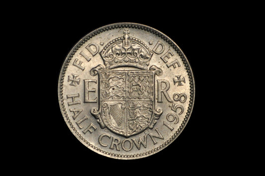 1910s-60s Great Britain Half Crowns, Choose by date! - 1/2 Crown 1937 1949 United Kingdom HalfCrown Great for Jewelry, birthdays, gifts