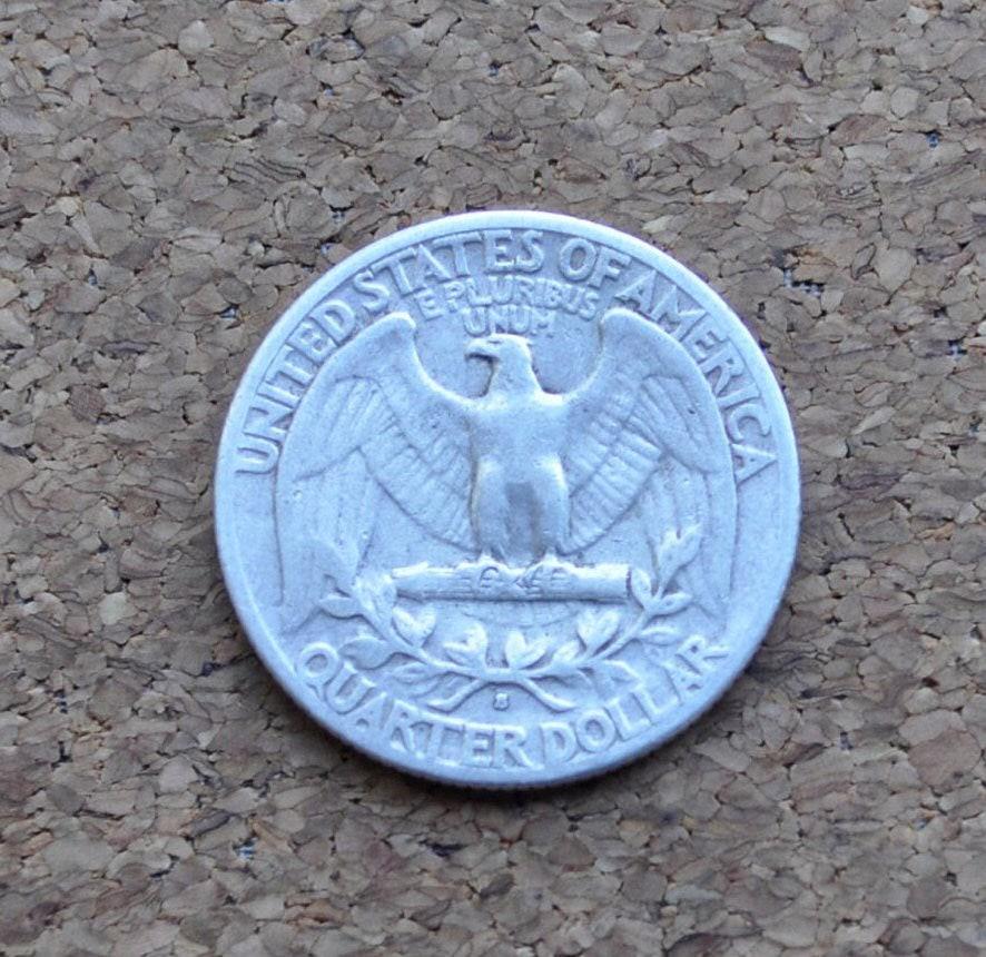 1939-S Washington Quarter - F-VF Grades - San Francisco Mint - 1939S Washington / 1939 S Washington - Silver Quarter - WWII Era Coin
