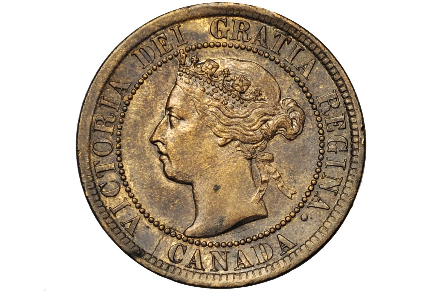 1894 Canadian Cent - XF (Extremely Fine), Great Details - 1894 Penny Canada 1 Cent 1894