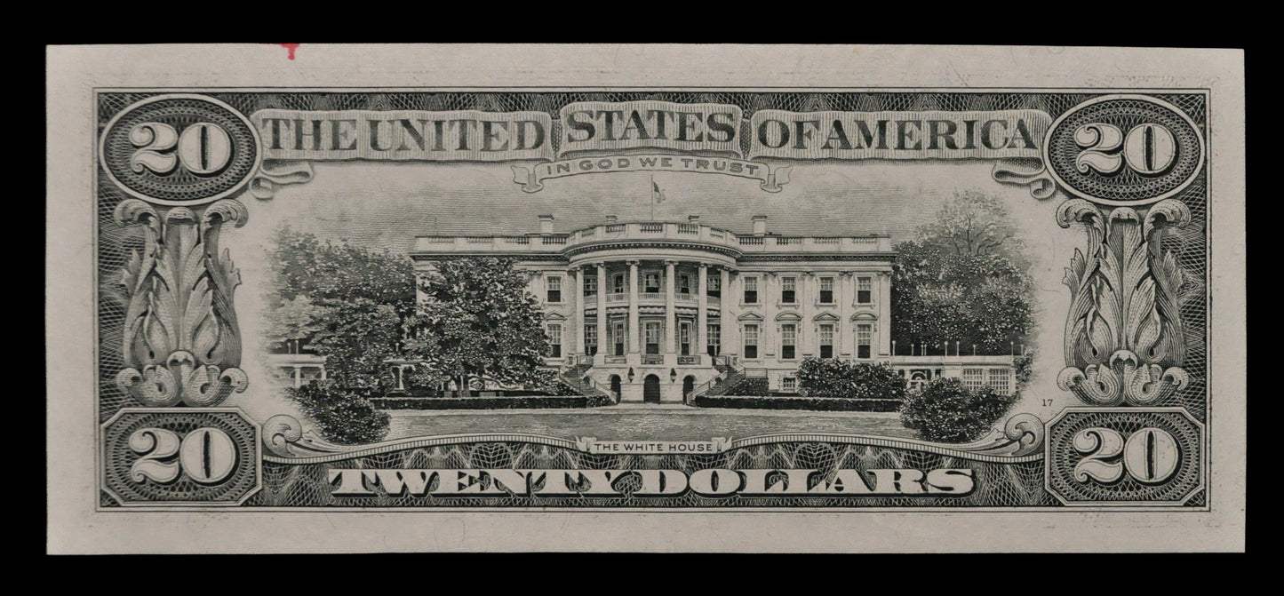 1993 Federal Reserve 20 Dollar Star Note - New York (B) Issue - Uncirculated (UNC) - 1993 Twenty Dollar Green Seal Star Note - Fr.2079-B*