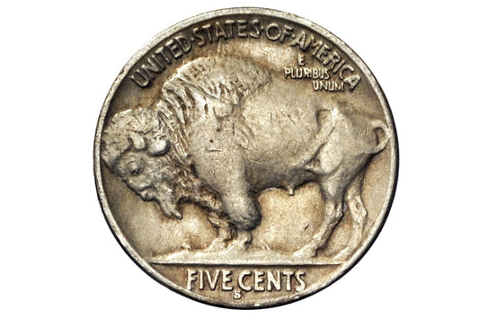 1931-S Buffalo Nickel - VF (Very Fine) Grade / Condition - Semi-Key Date - Excellent Grade - San Francisco Mint - Indian Head Nickel 1931 S