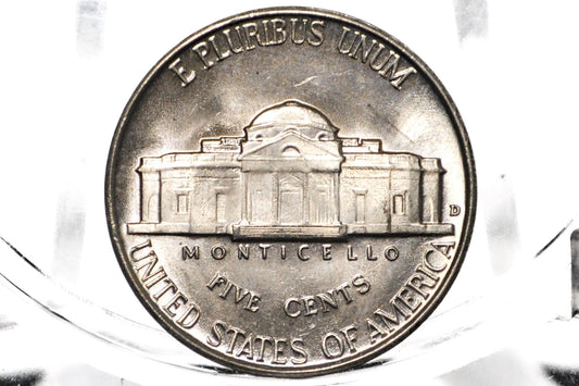 1942 Jefferson Nickel Type 1, P&D Mints - Jefferson Nickel 1942 Type One - Philadelphia and Denver Mints