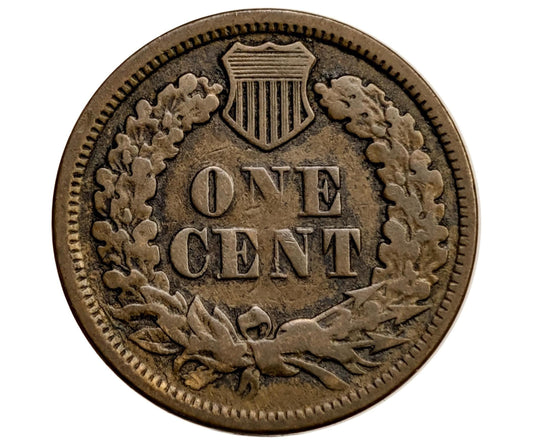 1864-L Indian Head Penny Bronze - Fine Details, Prior Corrosion - 1864 L Cent - Bronze Variety, L - Incredible Obverse, Affordable Coin