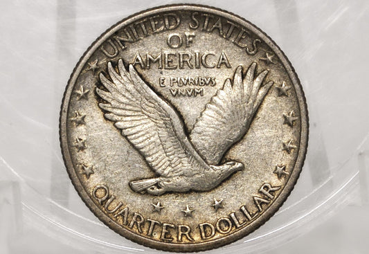 1917 Standing Liberty Quarter Type 2 - VF (Very Fine) Details - Great Coin - 1917 Standing Liberty Quarter Type II