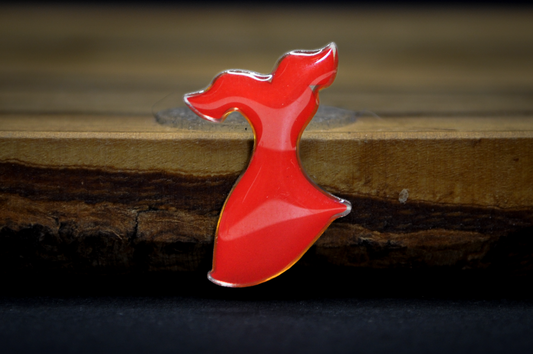 Set of 4 Vintage Red Dress Enamel Lapel Pins Macy's Women's Heart Health Awareness Symbols - Bundle of 4 Red Dress Awareness Pins Heart Disease Health Advocacy