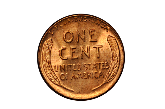 1955 Lincoln Penny Error Last Five Doubled - Error 1955 Lincoln Penny Last 5 Minor Doubling
