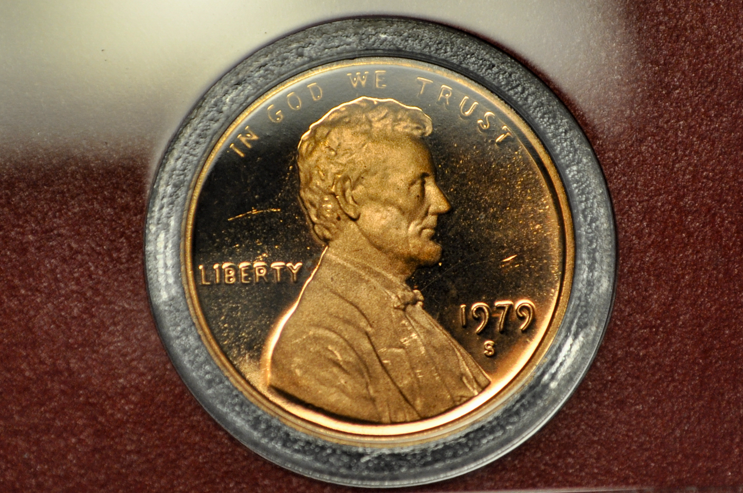 1979-S Proof Set Mixed Variety 5/6 Coins Type 2 Clear S (SBA Dollar Type 1) - 1979-S Proof Set 5 Coins Type 2 Clear S / Susan B Anthony Type 1 Blob