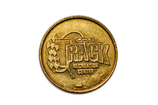 Coca Cola Arcade Token The Track Recreation Center - The Track Recreation Center Coca Cola Amusement Token