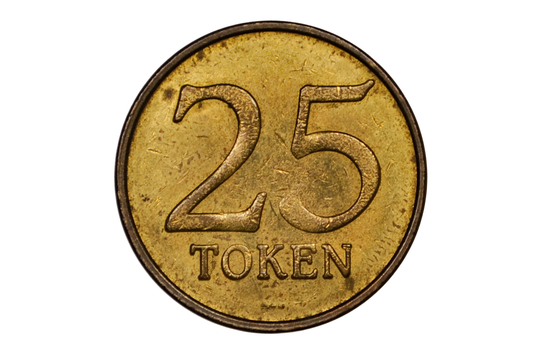 Vintage Carnival Cruise Lines 25 Cent Token - Twenty Five Cent Gaming Token Carnival Cruise Lines