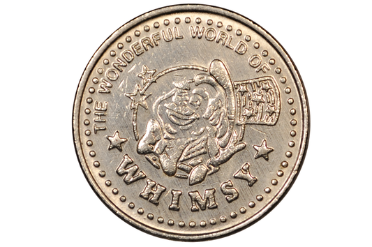 The Wonderful World Of Whimsy Hong Kong Amusement Token - Vintage Hong Kong Amusement Whimsy Token
