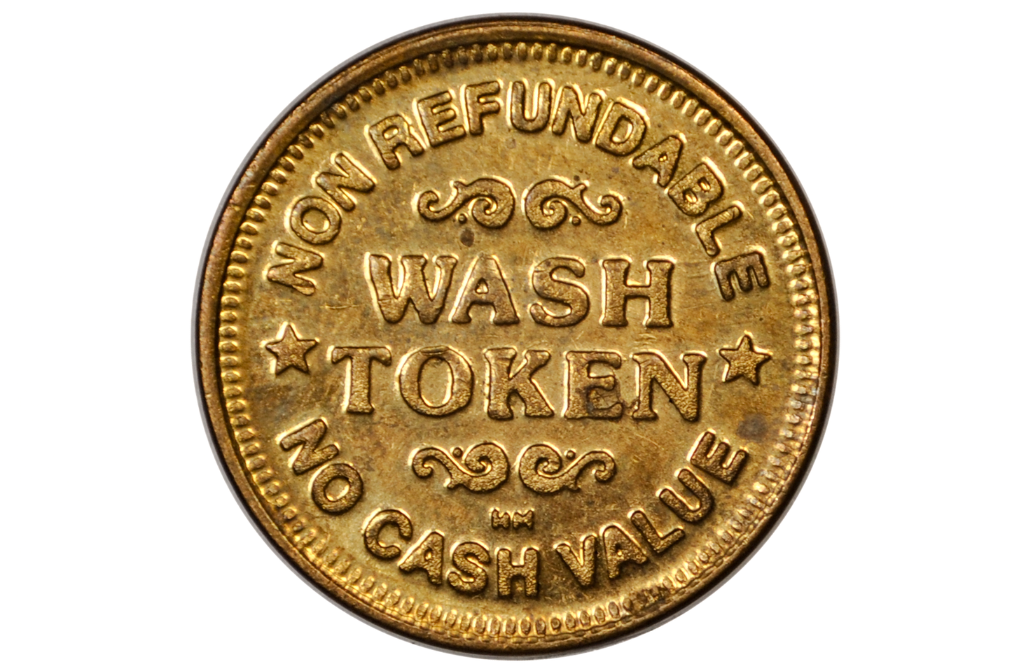 Antique FVM Carwashes Arizona Wash Token - FVM Carwash Vintage Token AZ