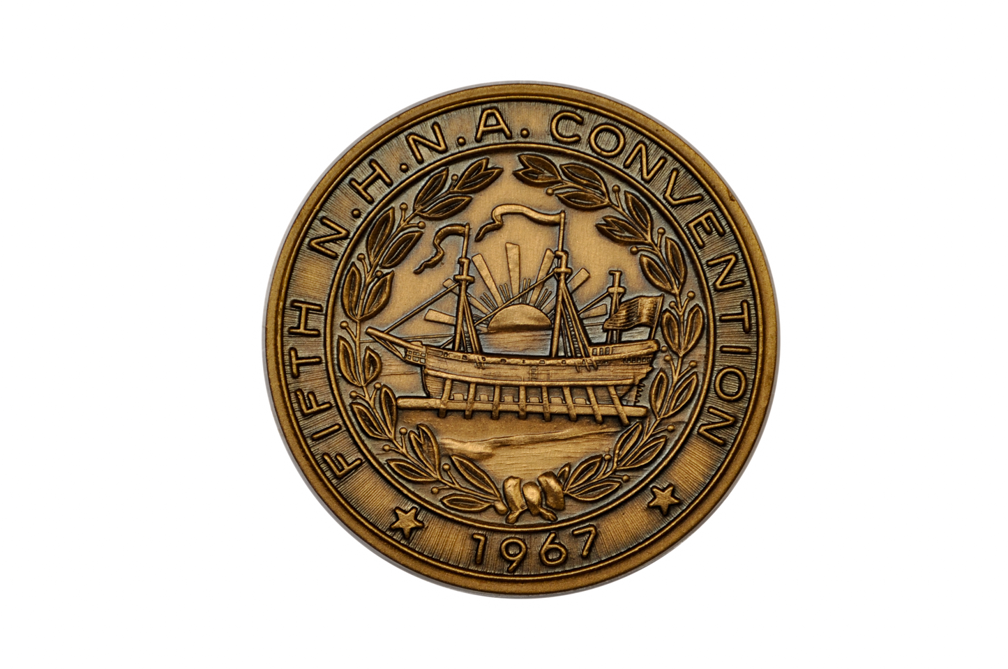 New Hampshire Numismatic Association 5th Convention Medallion - 5th Numismatic Association of New Hampshire Token