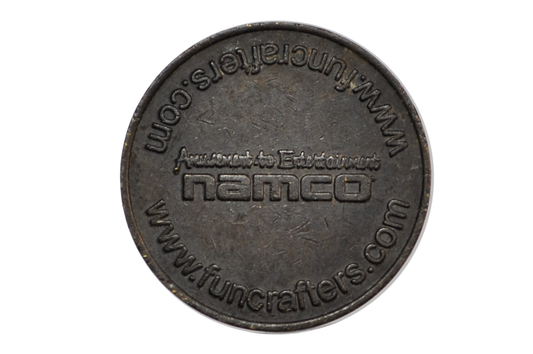 1991 Namco Arcade Token Pac-Man Themed - Pac-Man Themed 1991 Arcade Token by Namco