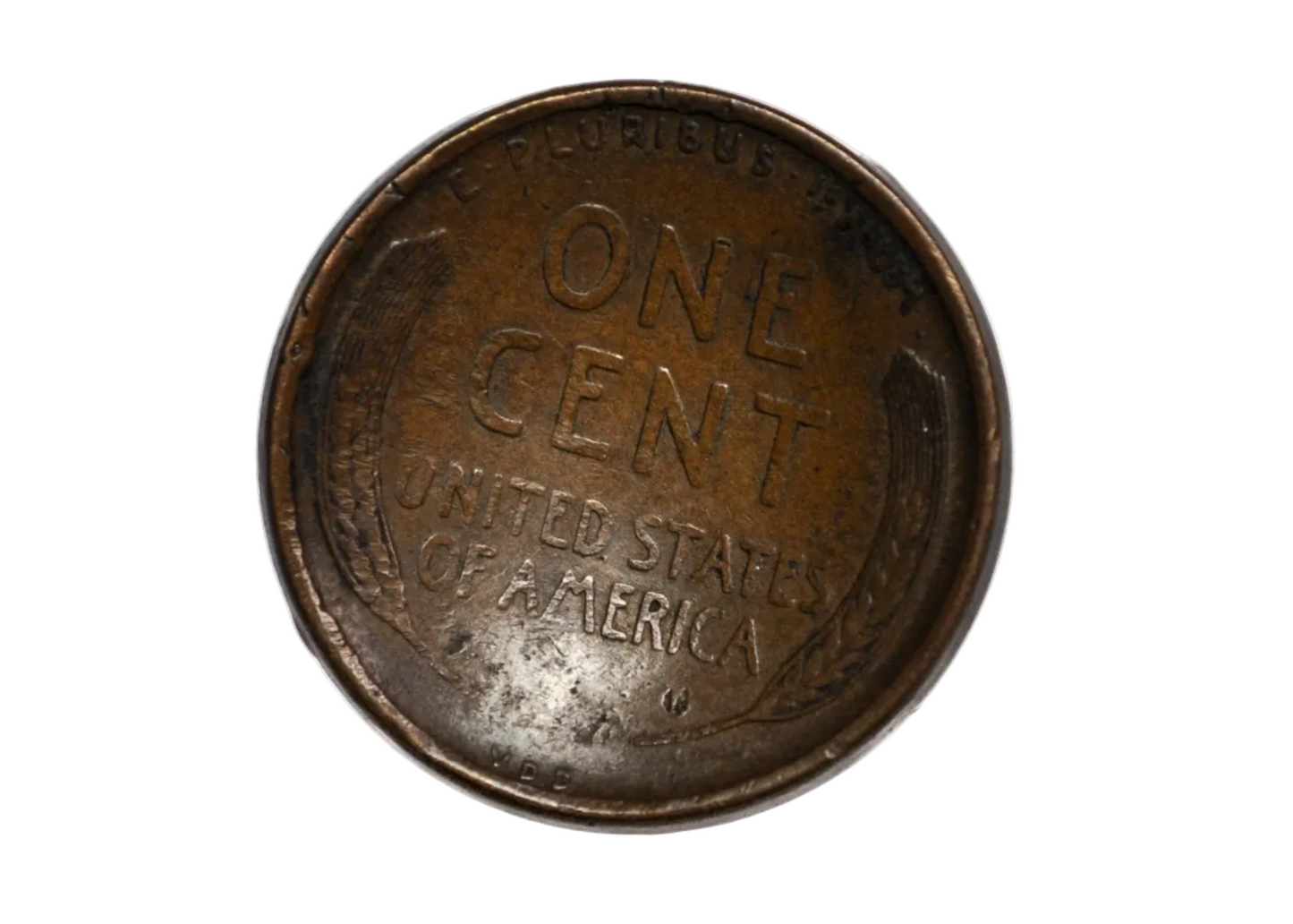 1909 Lincoln One Cent Domed Coinage - Unique Pressed Domed Lincoln One Cent 1909