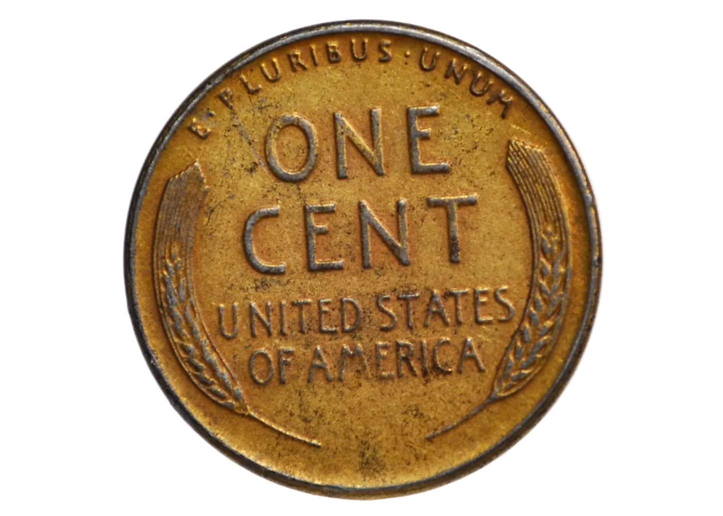 1943 Steel Lincoln Penny Post Mintage Plated - Unique Colored Lincoln Steel Penny