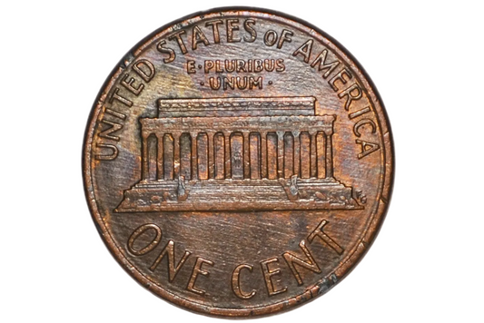 1987 Lincoln Cent Major Broadstruck Mint Error Uncollared Strike Penny - 1987 Lincoln Penny Broadstrike Error Dramatic Out-Of-Collar Strike