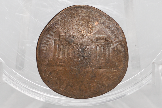 1968 Flattened Lincoln Memorial One Cent Penny - Vintage Elongated 1968 Flattened Lincoln Memorial