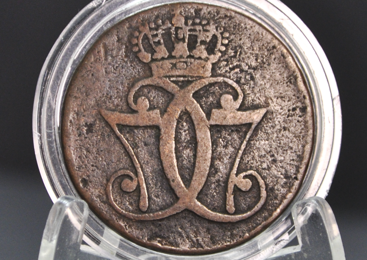 1771 Danish Skilling - Great Condition - 1700s Denmark 1 Skilling Coin Danske One Skilling