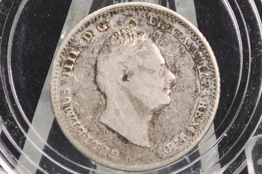 1836 Fourpence Great Britain 4 Pence Silver - Great Condition - UK 4 Pence Silver 1836 - Awesome Coin
