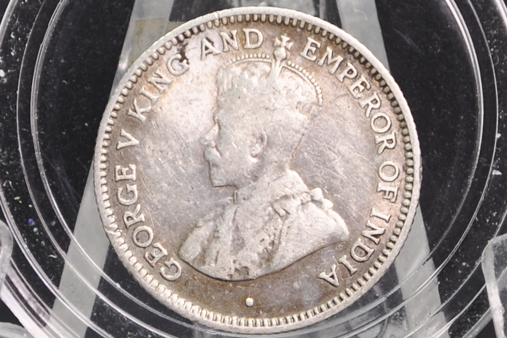 1935 Fourpence British Guiana - Great Britain 4 Pence Silver 1935 - Rare Coin - Only 36K Made, Ghana Coin