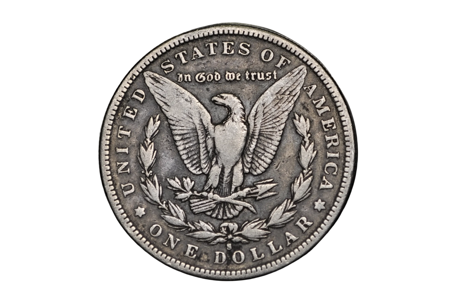 Dólar de Plata Morgan de 1896-S - Detalle VF, algunos arañazos - Gran Fecha y Ceca - Dólar Morgan de 1896 de la Ceca de San Francisco 1896S Morgan, Auténtico