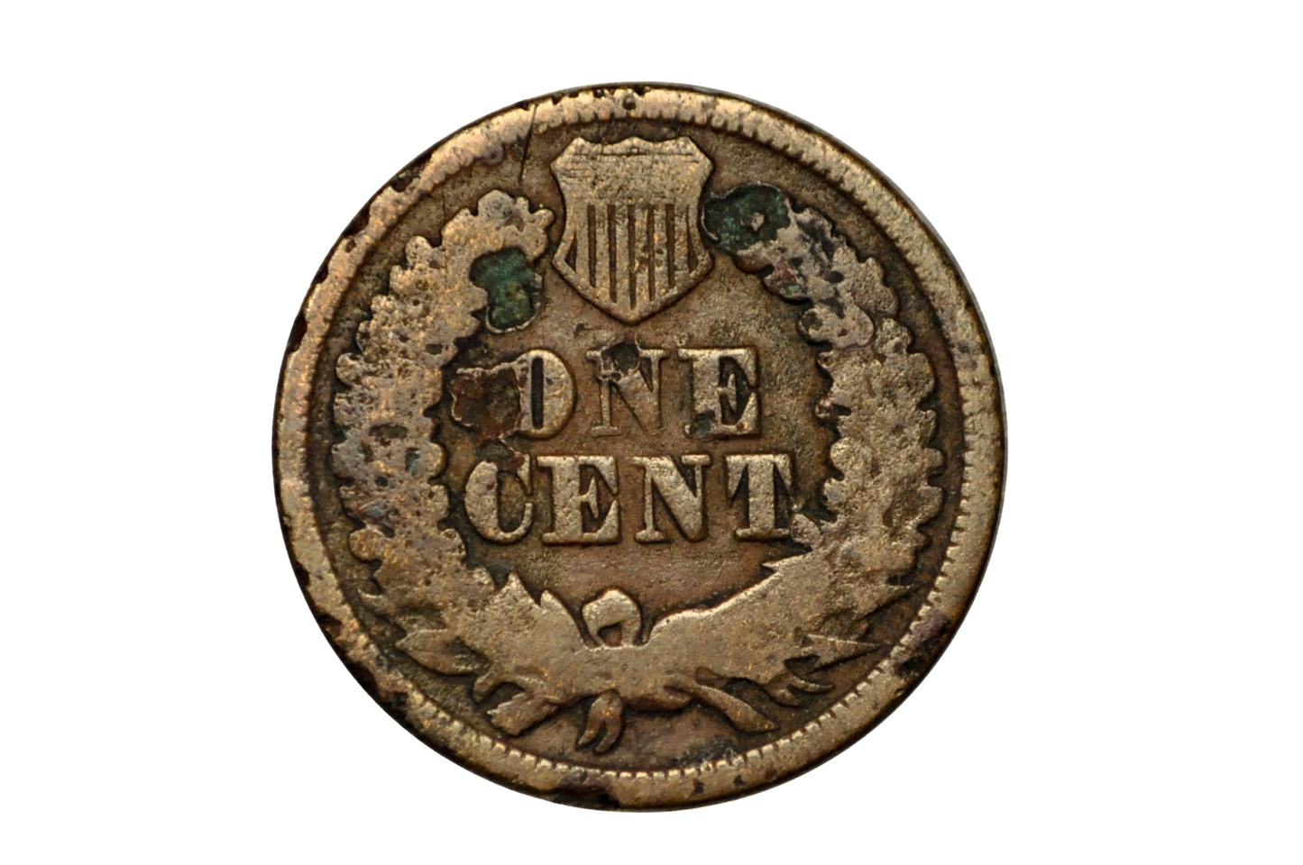 1864-L Indian Head Penny Bronze - Low Grade / Filler Coin - 1864 L Cent - Bronze Variety L