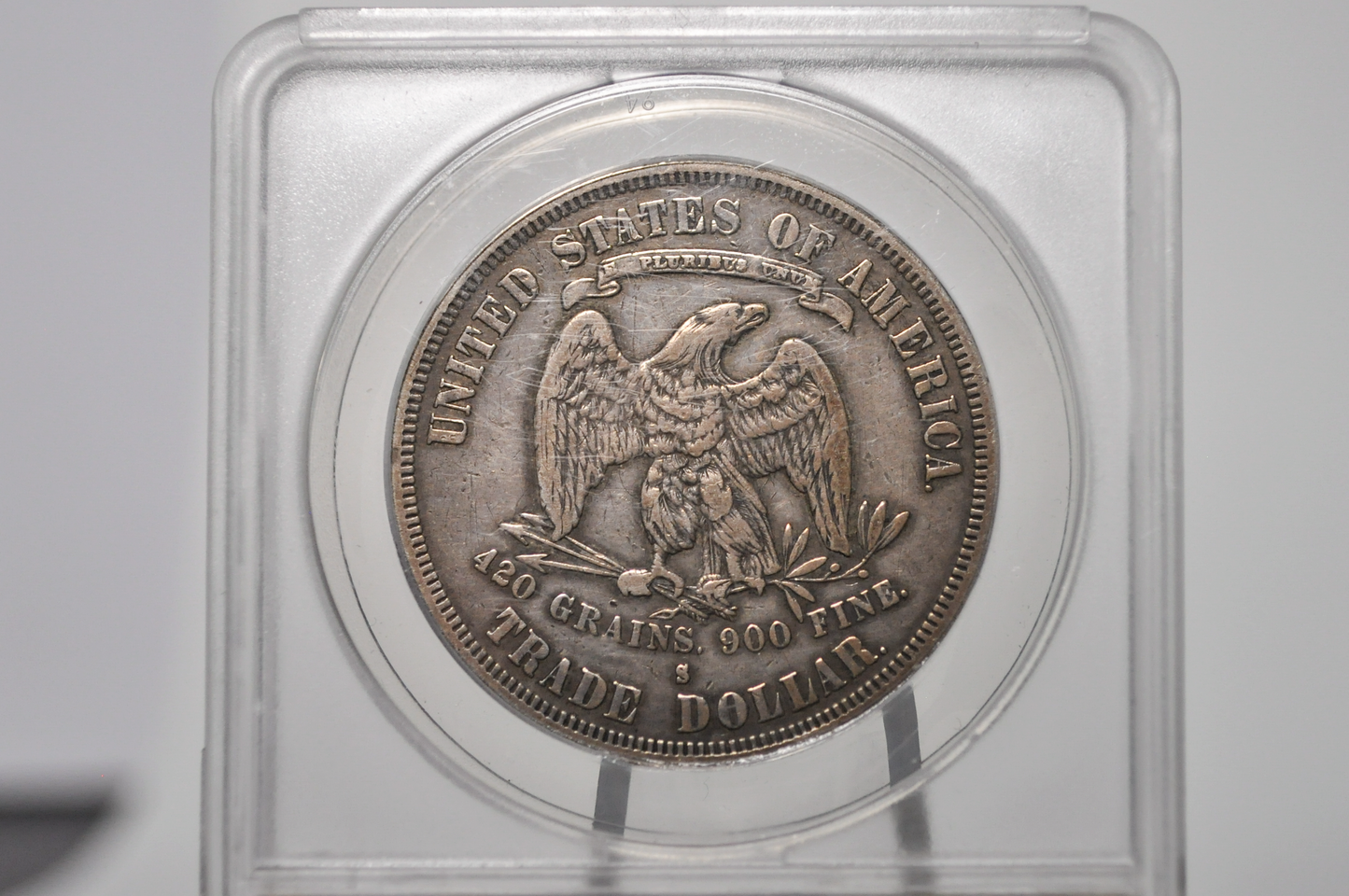 1878-S Trade Dollar - XF Details, Scratched, Cleaned - ANACS - 1878 S Trade Dollar - Authentic Silver Us Trade Dollar