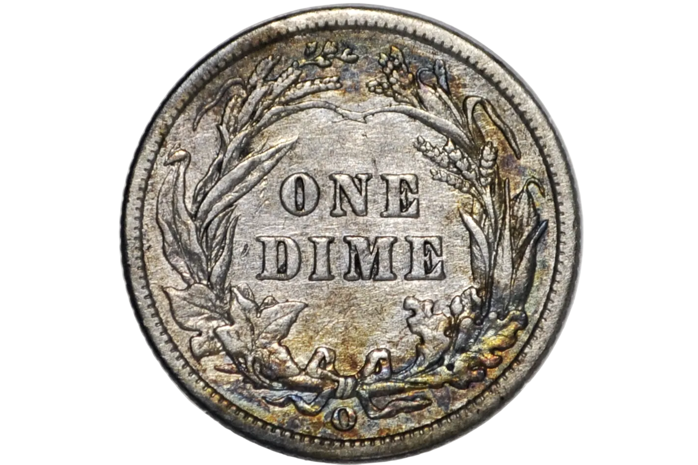 1902-O Barber Silver Dime - AU Details, Better Date! New Orleans Mint 1902 Dime