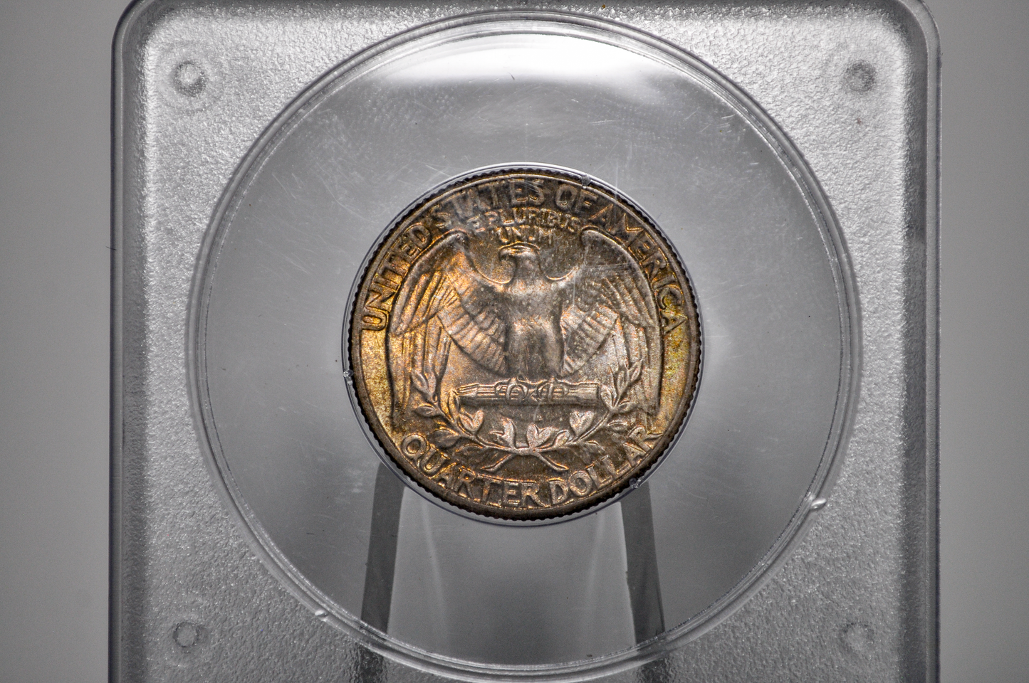 PCGS Rattler 1952 Washington Quarter MS65 - 1980's PCGS Holder - 1952 Quarter MS65
