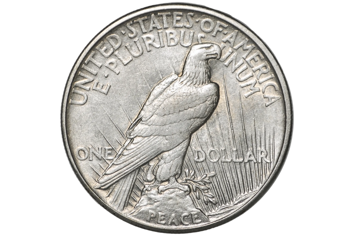 1921 Peace Silver Dollar - AU Detail - 1921 High Relief Peace Dollar Silver - Rarer Coin, Nice Detail