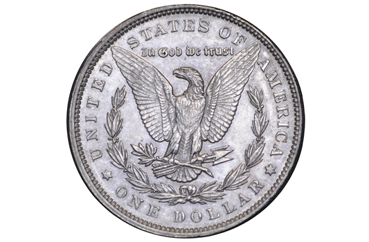 Silver US 1 Dollar Eagle Reverse